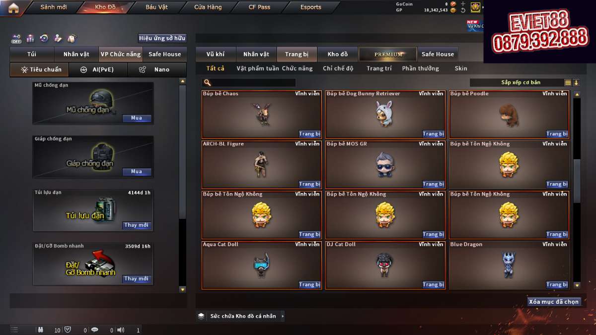 shop acc cf uy tin gia re